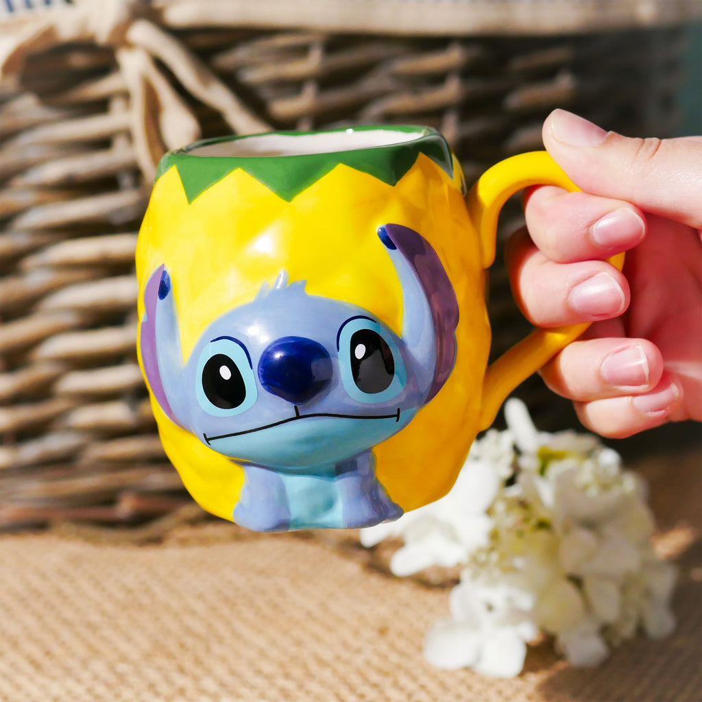 Produktbild Stitch Ananas 3D Mugg - Lilo & Stitch