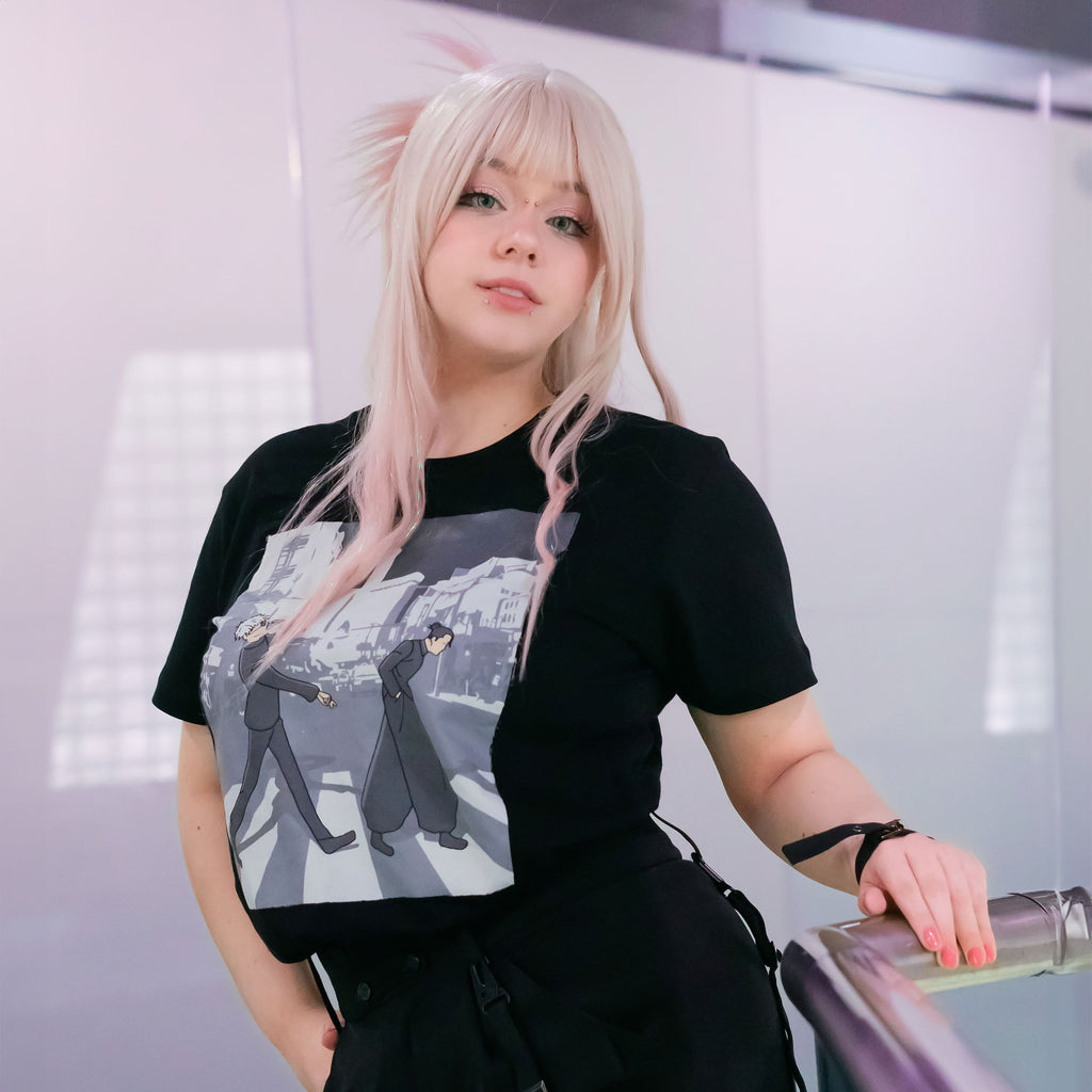 Produktbild Crosswalk T-shirt för Jujutsu Kaisen-fans svart