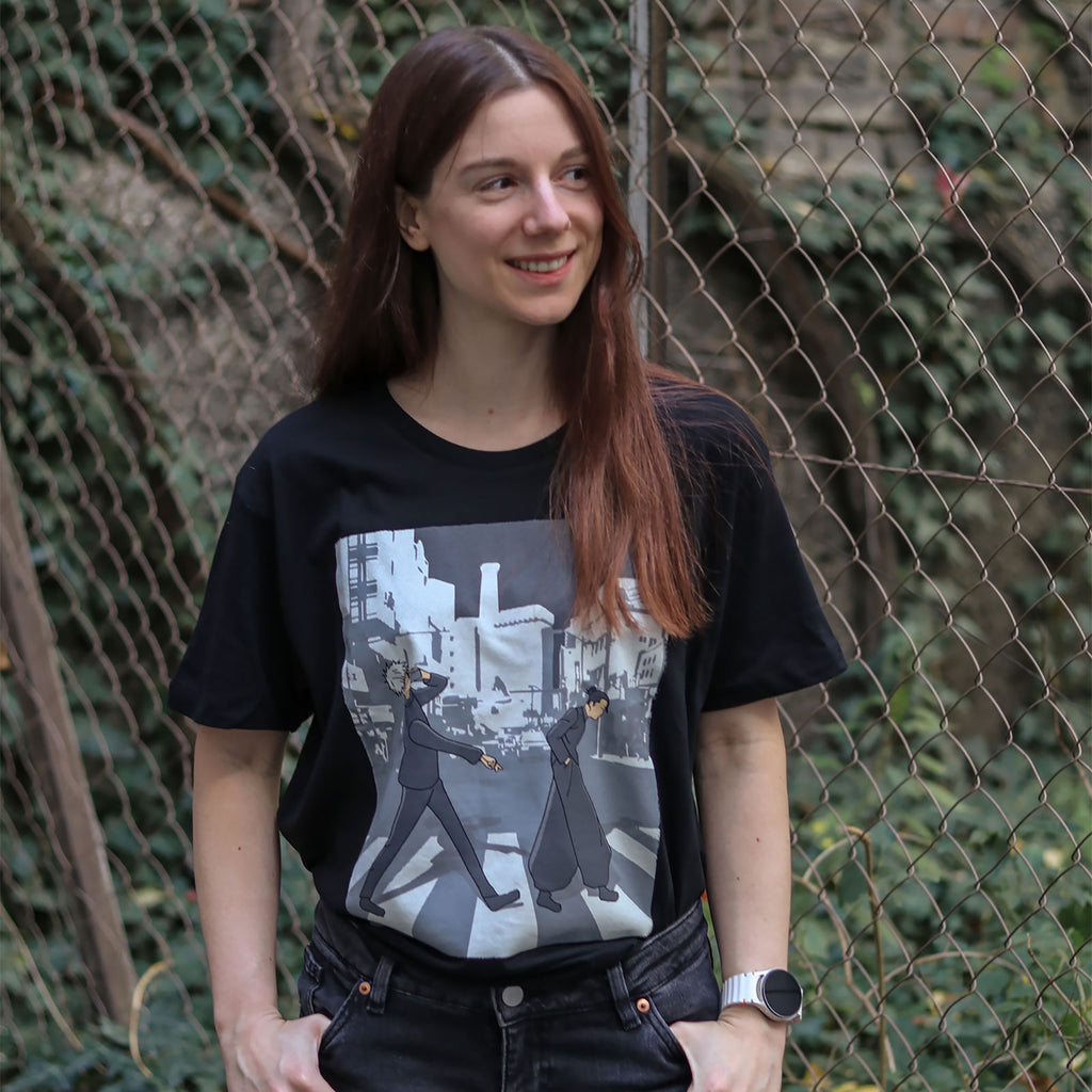 Produktbild Crosswalk T-shirt för Jujutsu Kaisen-fans svart