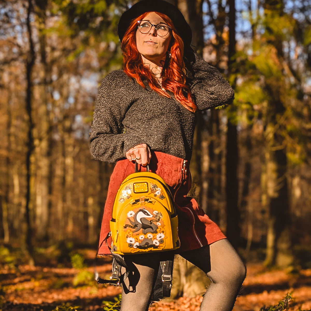 Produktbild Harry Potter - Hufflepuff Tattoo Mini Ryggsäck