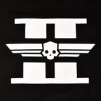 Produktbild Helldivers 2 - Vit logotyp T-shirt svart