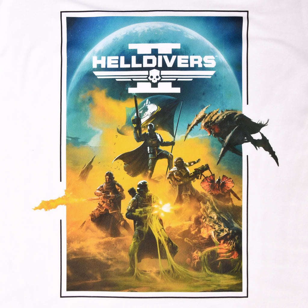 Produktbild Helldivers 2 - Nyckelkonst T-shirt vit