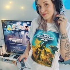 Produktbild Helldivers 2 - Nyckelkonst T-shirt vit