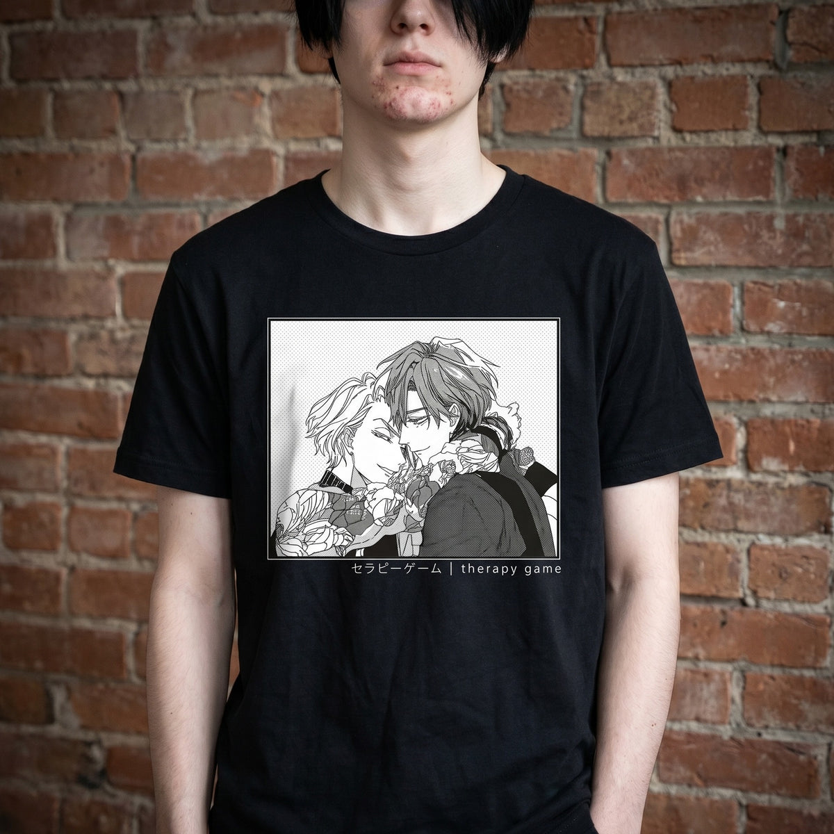 Produktbild Shizuma och Minato T-shirt för Therapy Game-fans