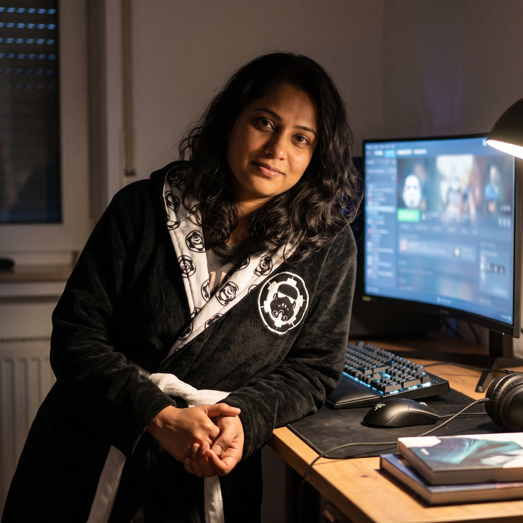Produktbild Star Wars - Stormtrooper morgonrock svart/vit
