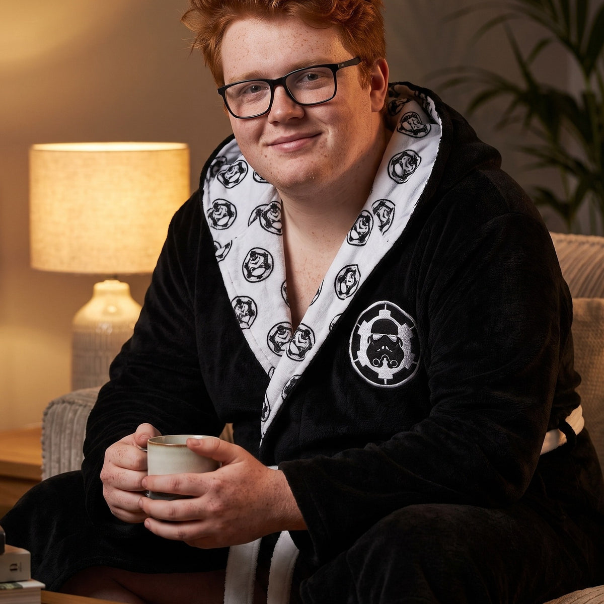 Produktbild Star Wars - Stormtrooper morgonrock svart/vit