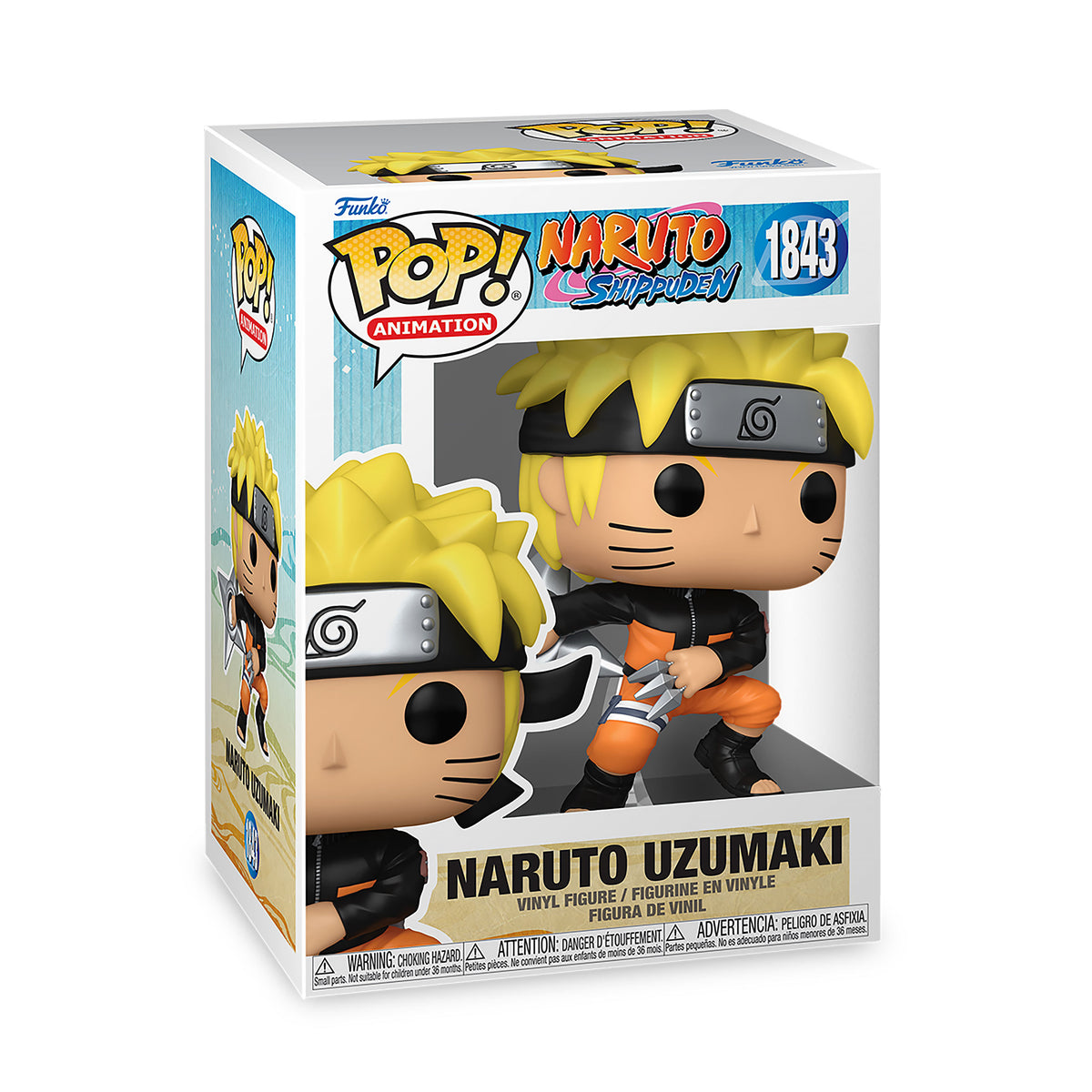 Produktbild Naruto Shippuden - Naruto Uzumaki med Shuriken Funko Pop Figur