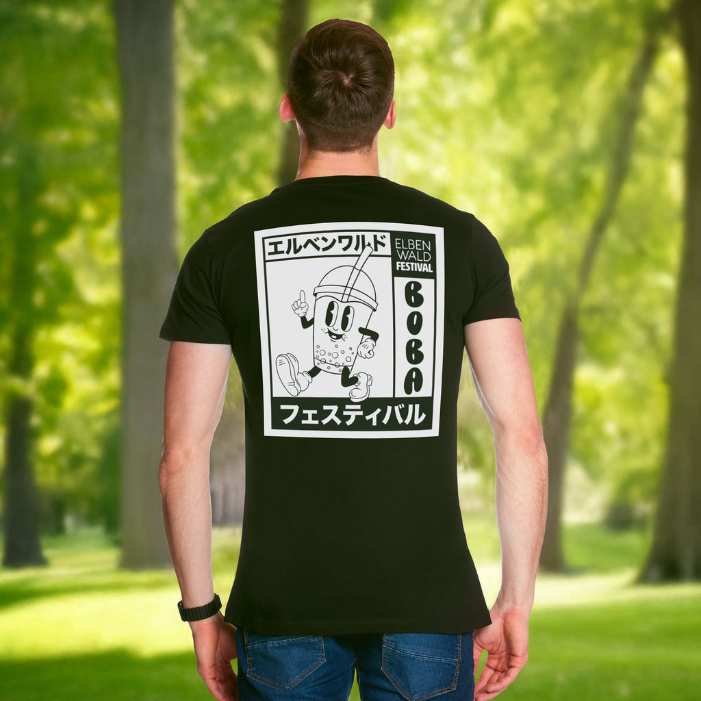 Produktbild Elbenwald Festival Bubble Tea T-shirt svart