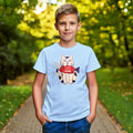 Produktbild Elbenwald Festival Neko Katt T-shirt Barn blå
