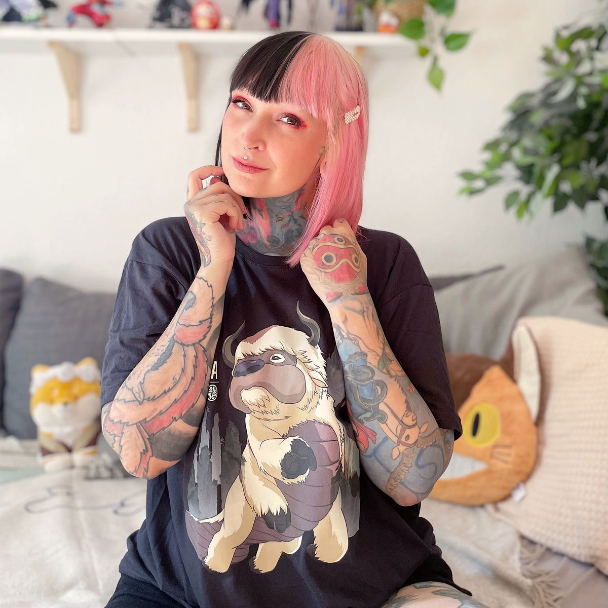 Produktbild Avatar: The Last Airbender - Flying Appa T-shirt svart