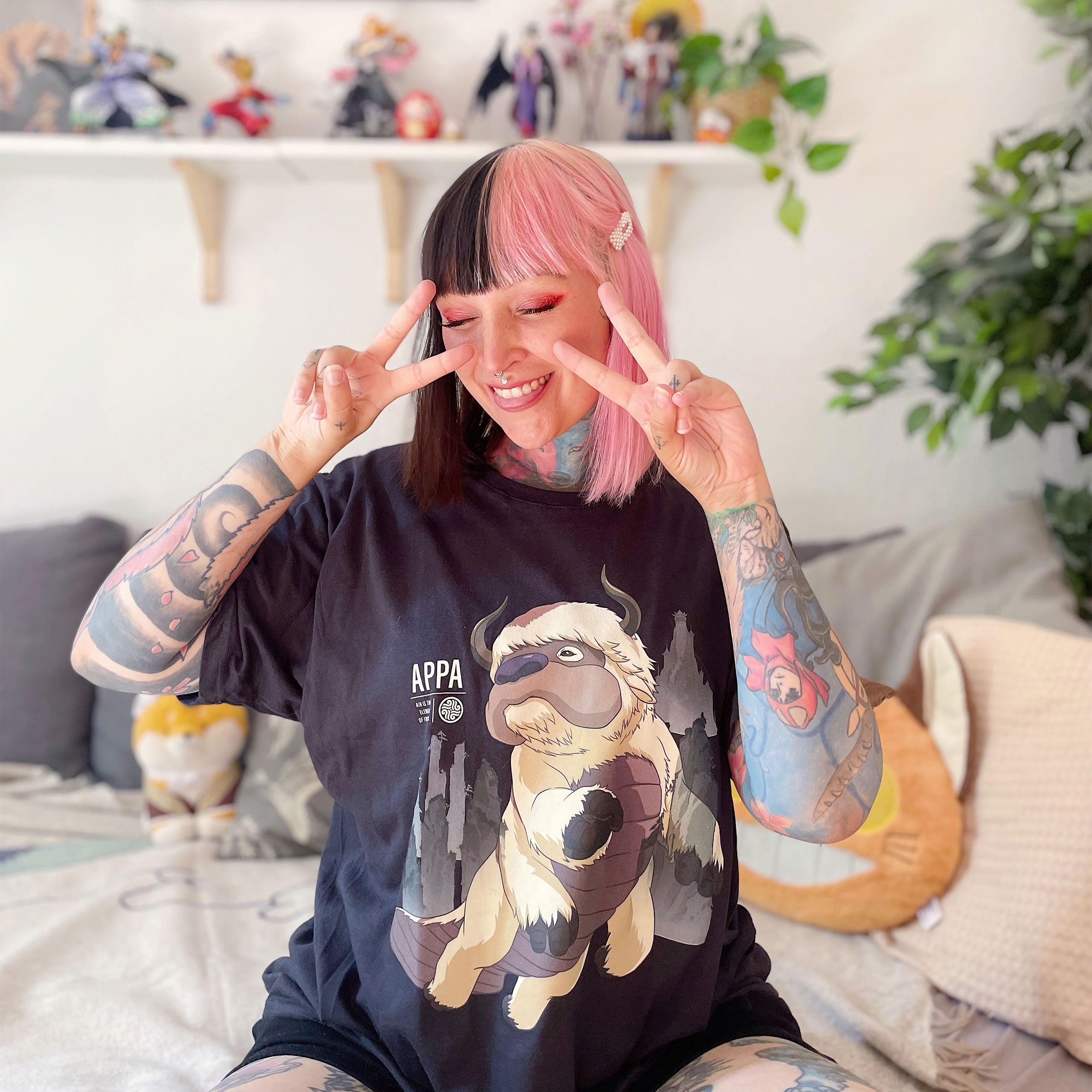 Produktbild Avatar: The Last Airbender - Flying Appa T-shirt svart