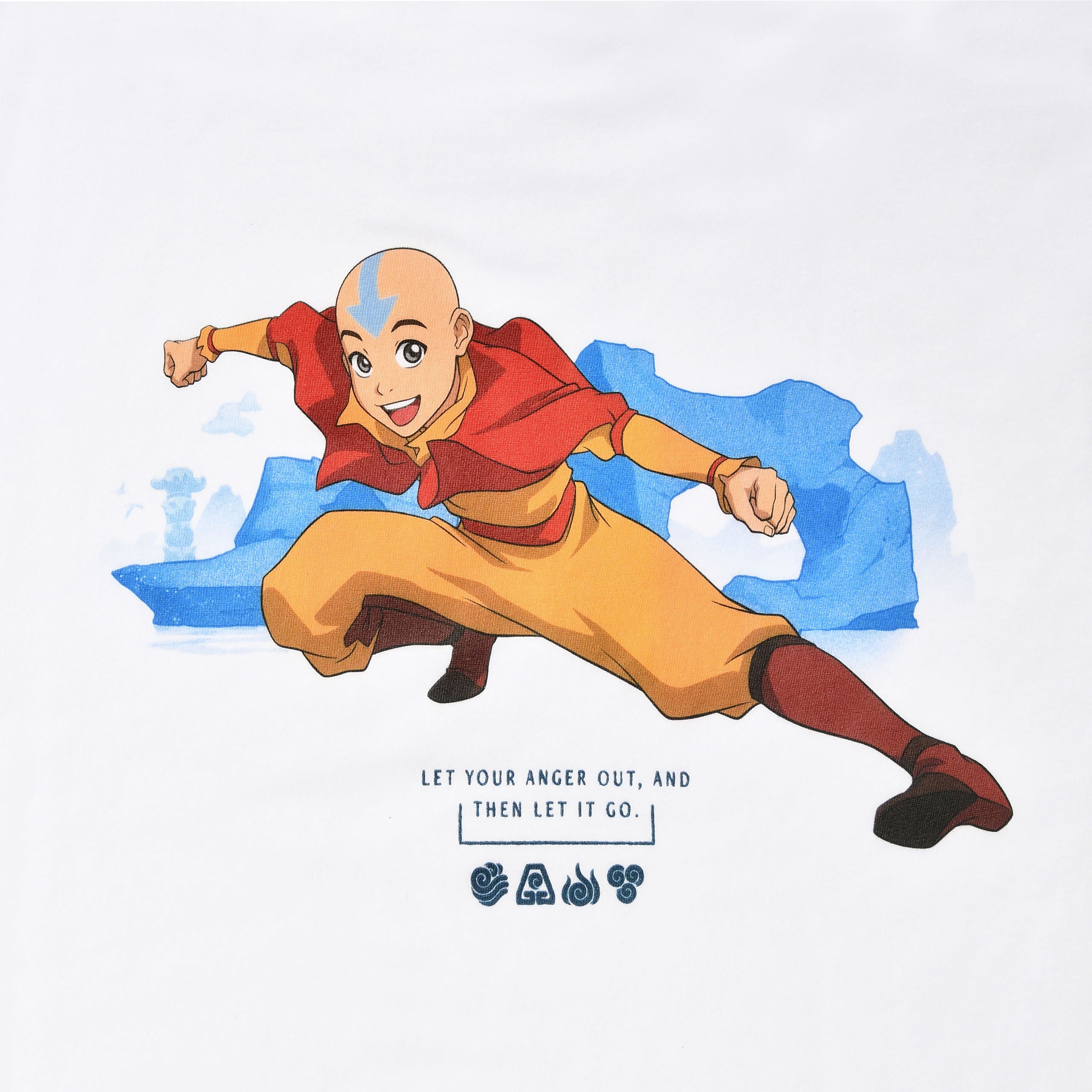 Produktbild Avatar: The Last Airbender - Aang T-shirt vit
