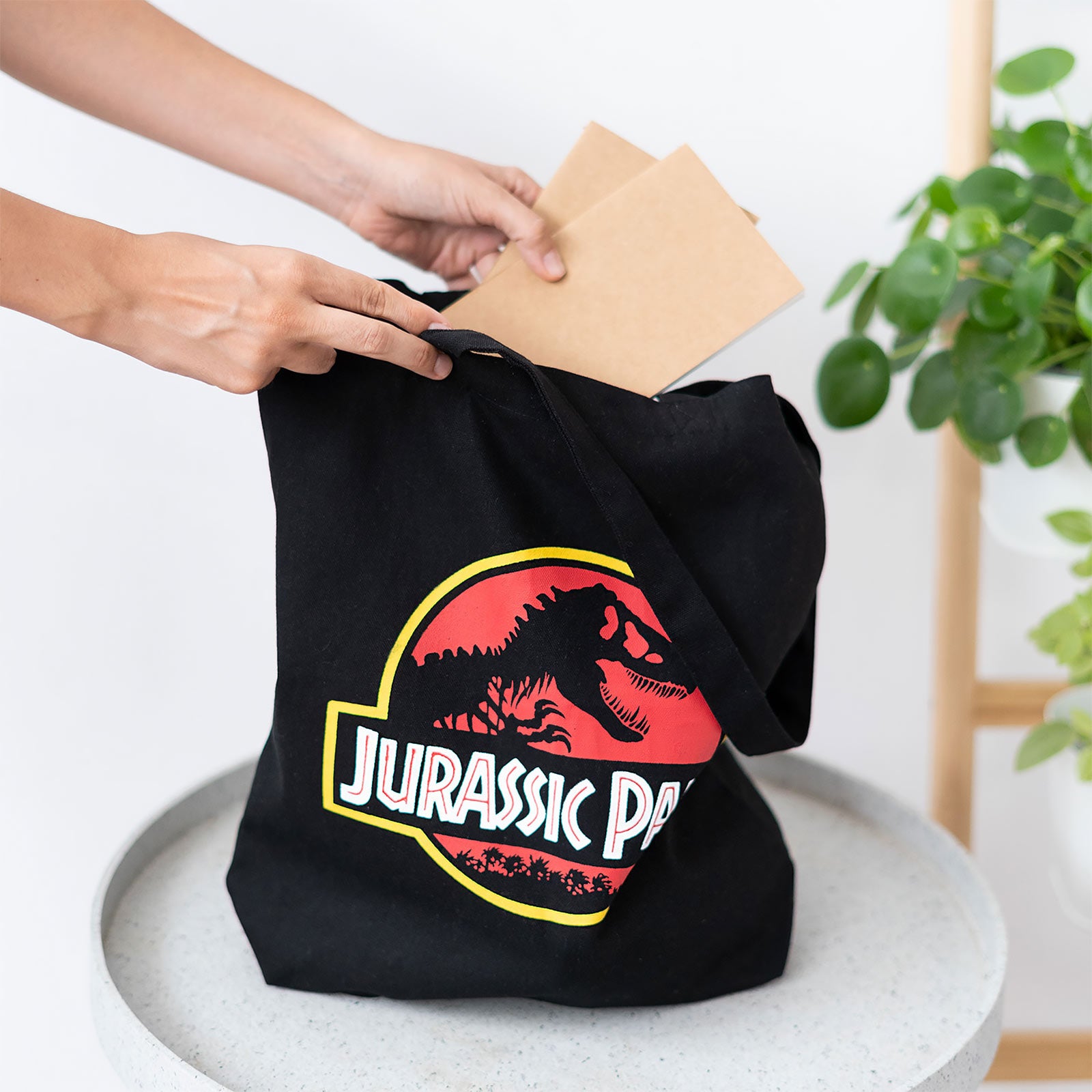 Produktbild Jurassic Park - Filmens Logotyp Jutepåse
