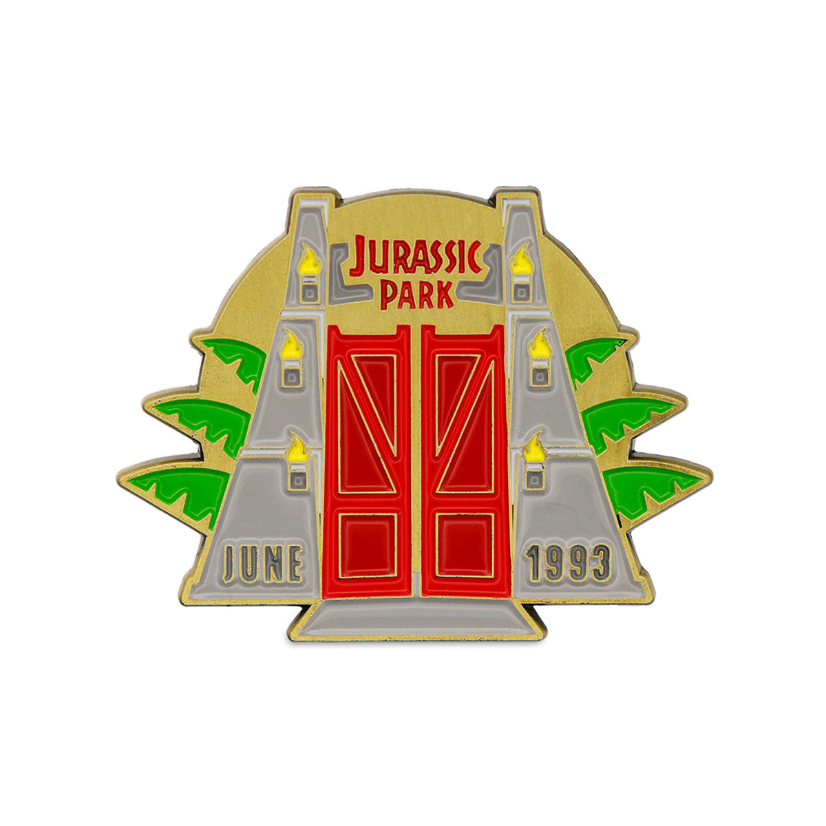 Produktbild Jurassic Park - Medaljong och Pin Presentbox Begränsad