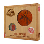 Produktbild Jurassic Park - Medaljong och Pin Presentbox Begränsad