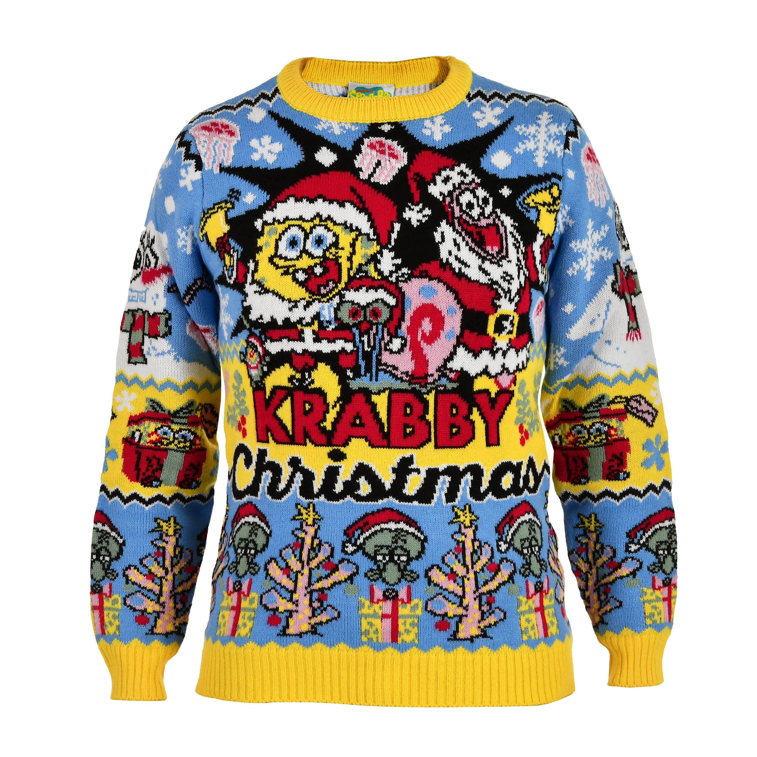 Produktbild SpongeBob - Krabby Christmas Stickad Tröja