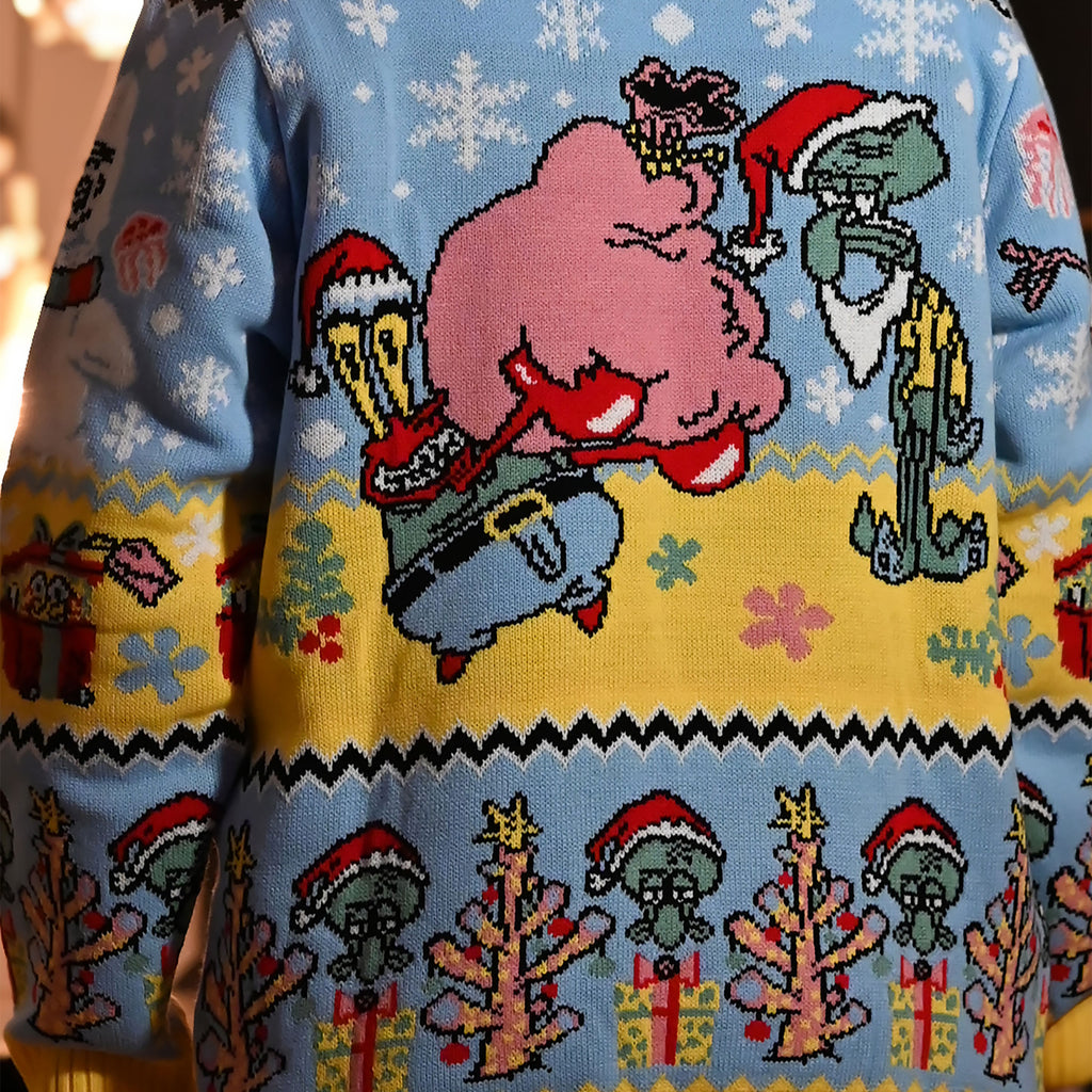 Produktbild SpongeBob - Krabby Christmas Stickad Tröja