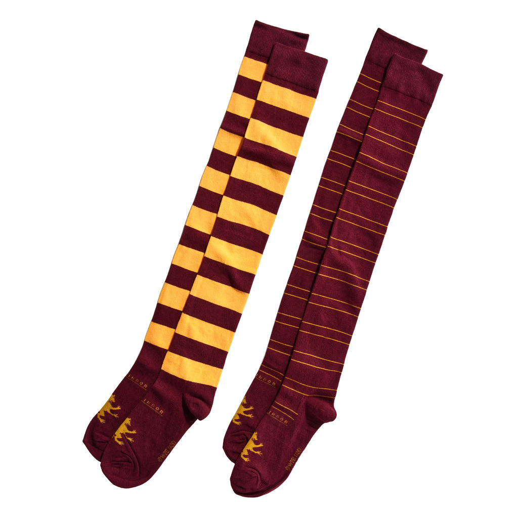 Product image Harry Potter - Gryffindor Overknee Socks 2-Pack