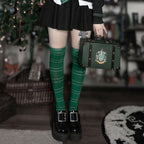 Produktbild Harry Potter - Slytherin Overknee Strumpor 2-pack