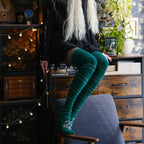 Produktbild Harry Potter - Slytherin Overknee Strumpor 2-pack