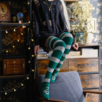 Produktbild Harry Potter - Slytherin Overknee Strumpor 2-pack