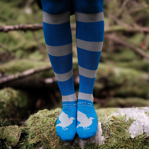 Produktbild Harry Potter - Ravenclaw Overknee Strumpor 2-delat set