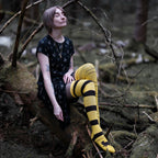 Produktbild Harry Potter - Hufflepuff Overknee Strumpor 2-delat set