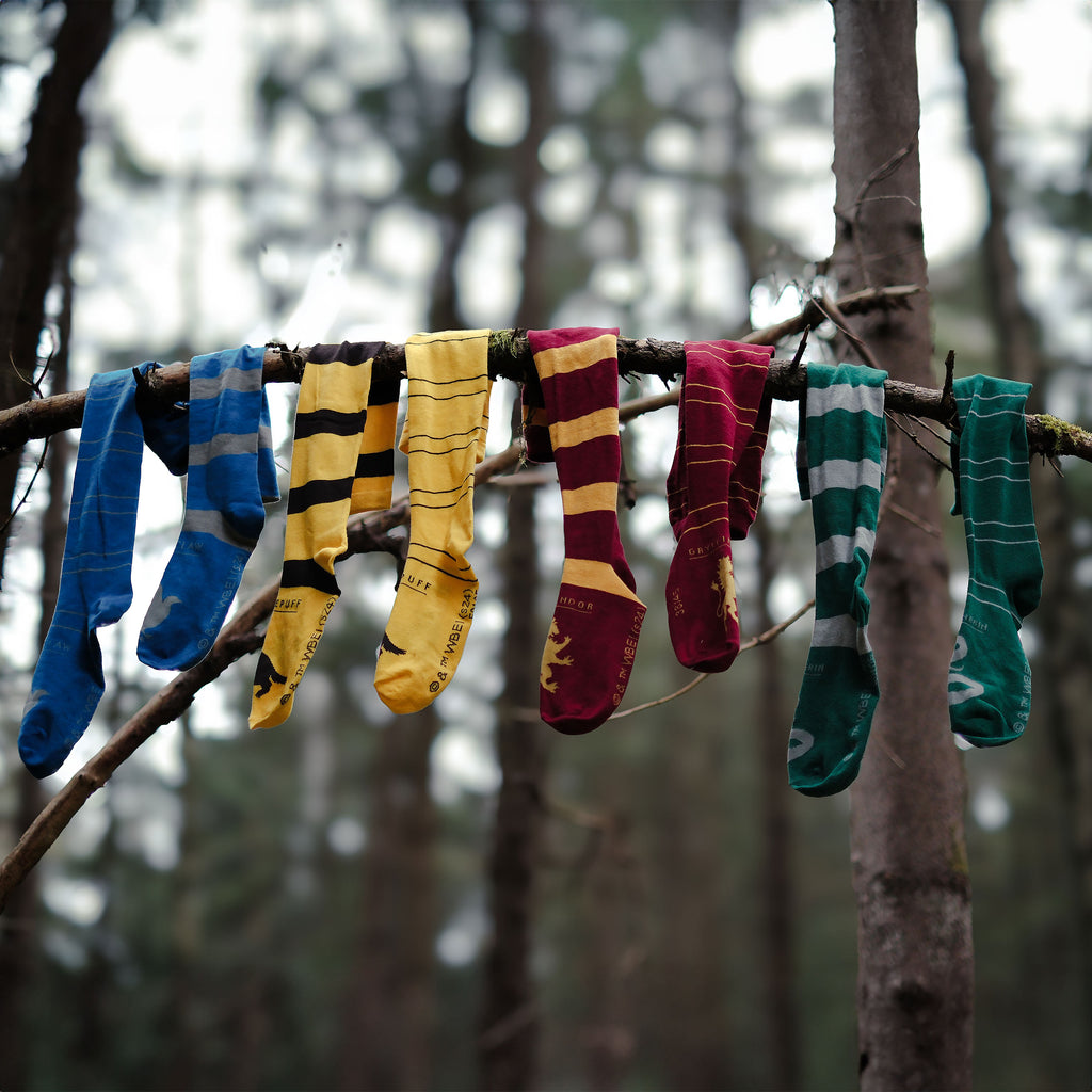 Produktbild Harry Potter - Hufflepuff Overknee Strumpor 2-delat set