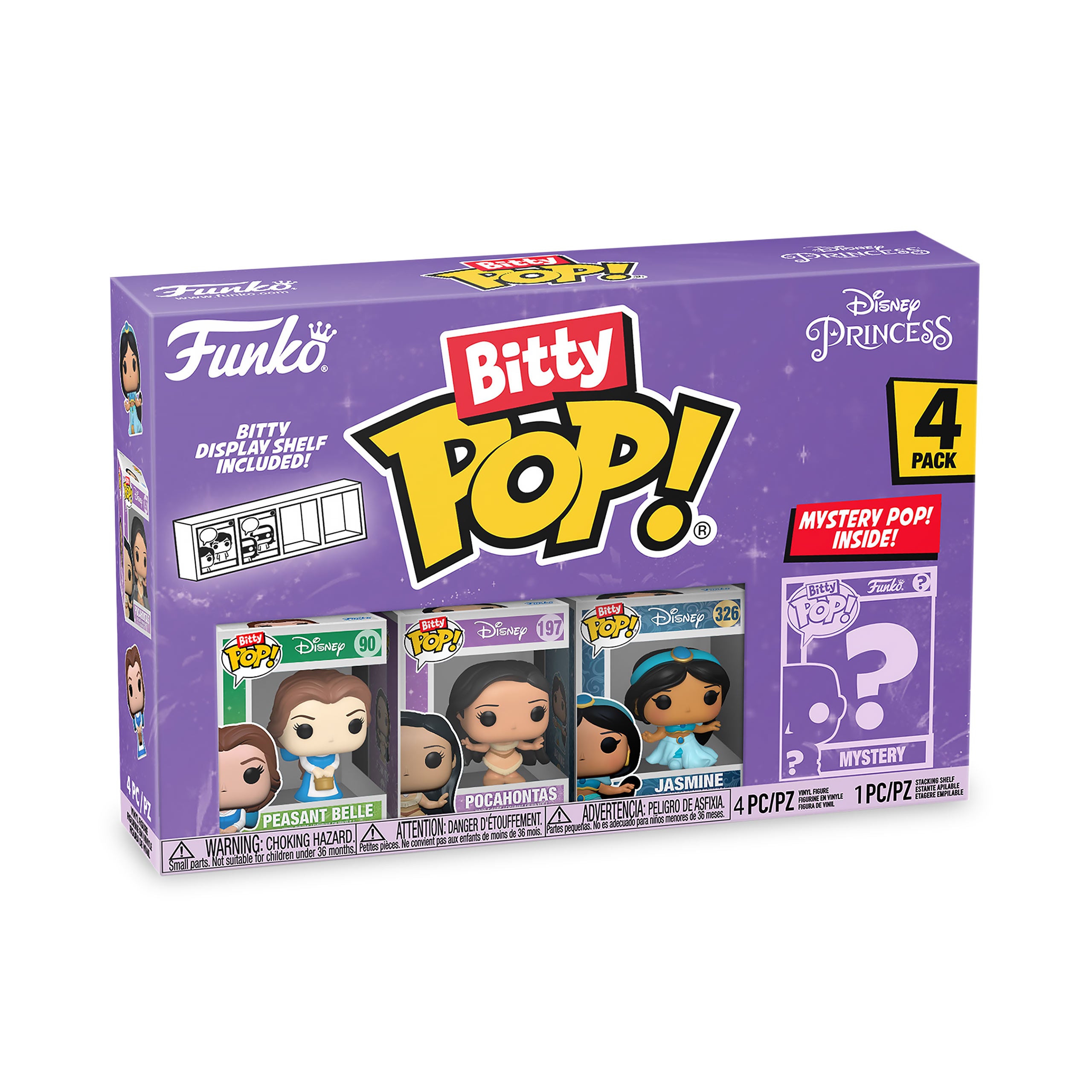 Produktbild Disney Princess - Funko Bitty Pop 4-figurers Set Serie 1
