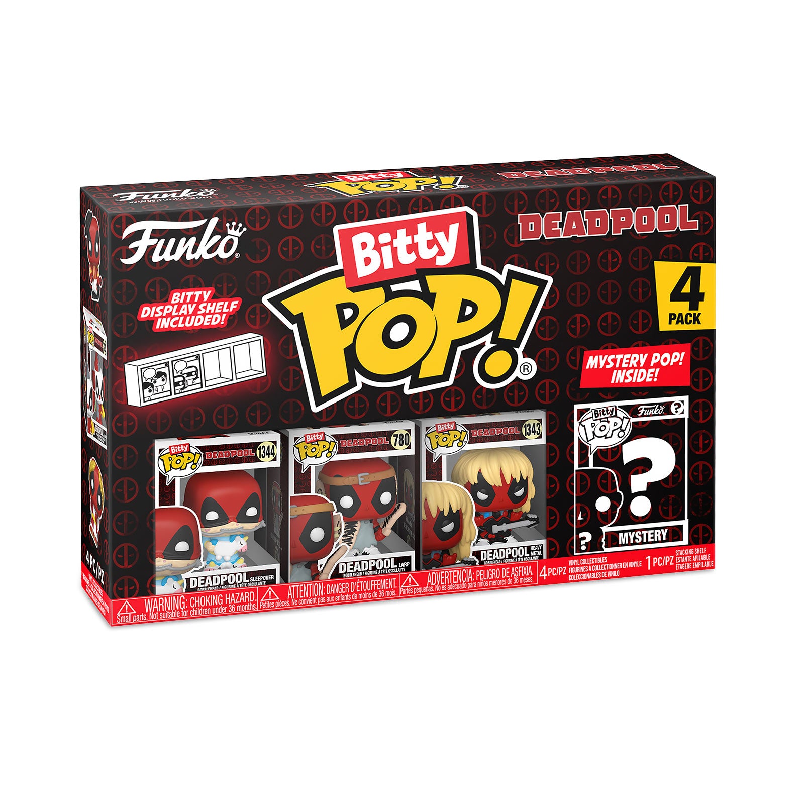 Produktbild Deadpool - Funko Bitty Pop 4-figurers set Serie 4