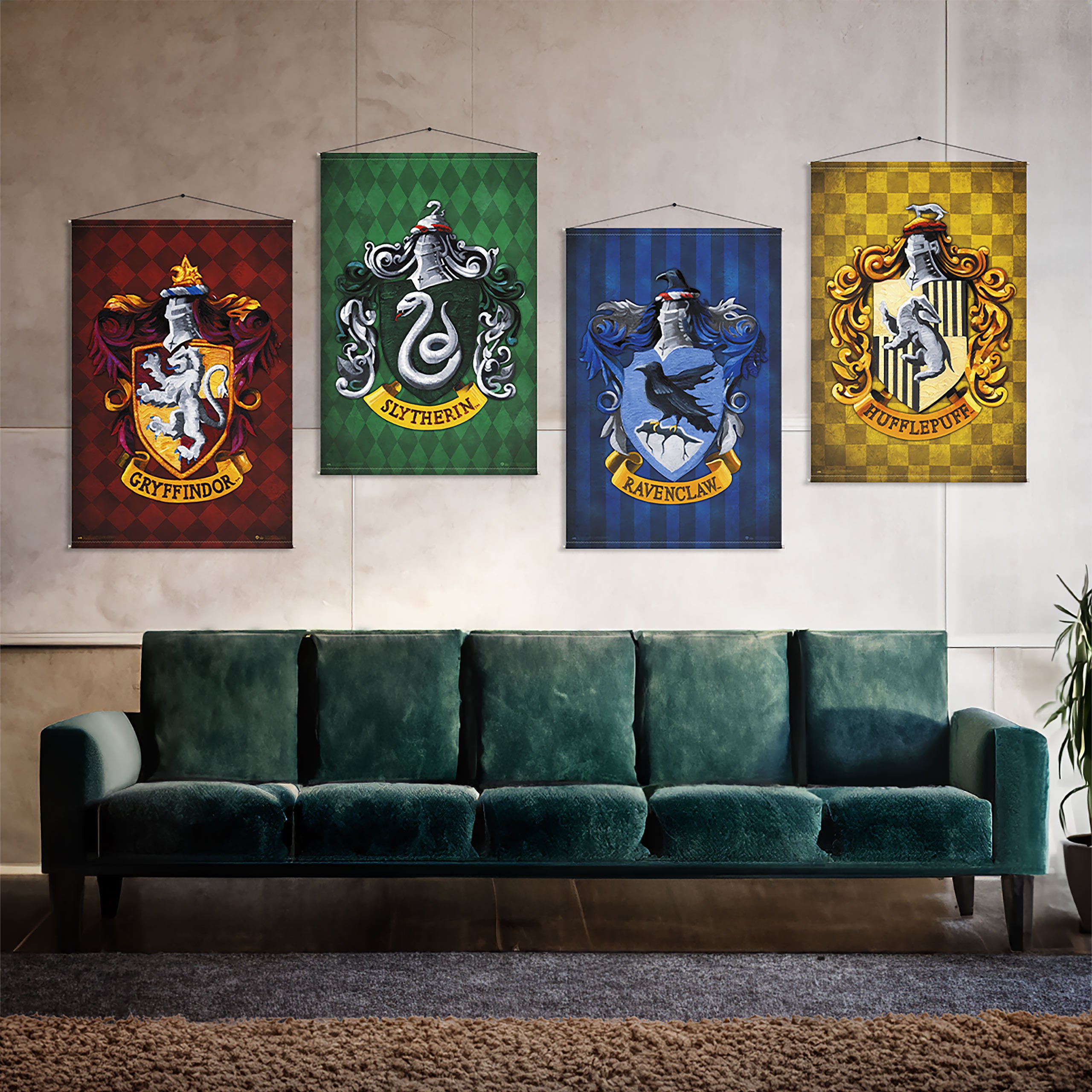 Produktbild Harry Potter - Slytherin Wall Scroll
