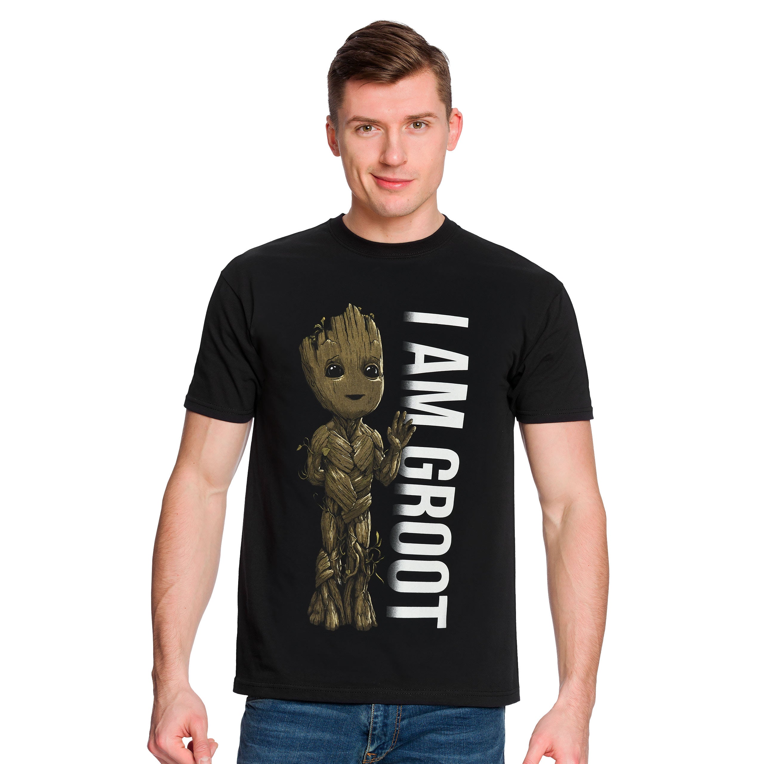 Produktbild Guardians of the Galaxy - I Am Groot Porträtt T-shirt svart