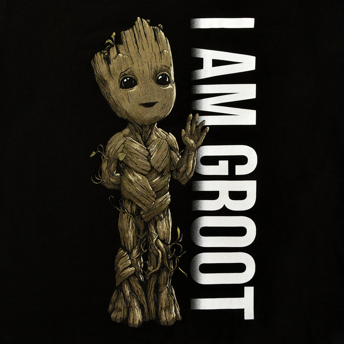 Produktbild Guardians of the Galaxy - I Am Groot Porträtt T-shirt svart