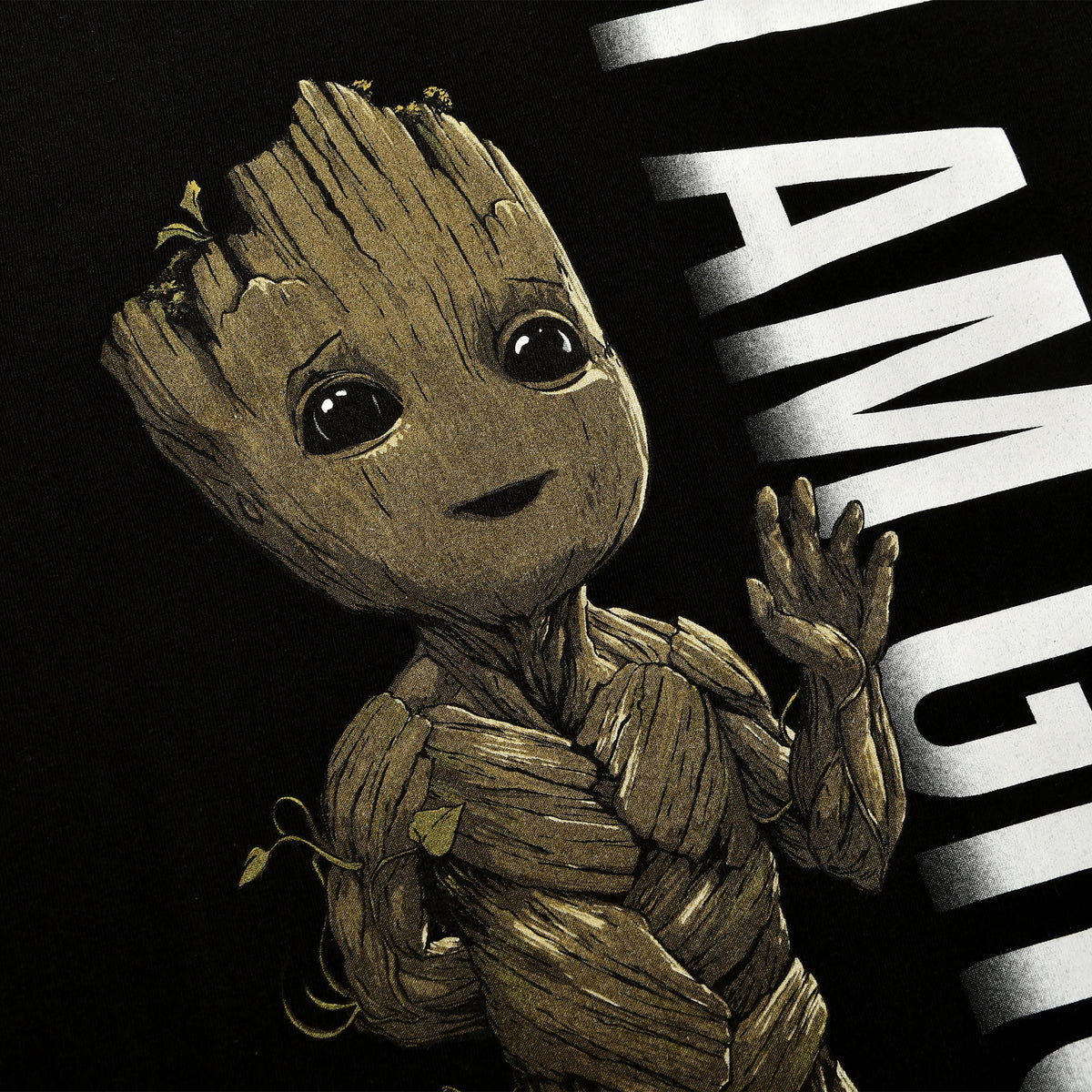 Produktbild Guardians of the Galaxy - I Am Groot Porträtt T-shirt svart