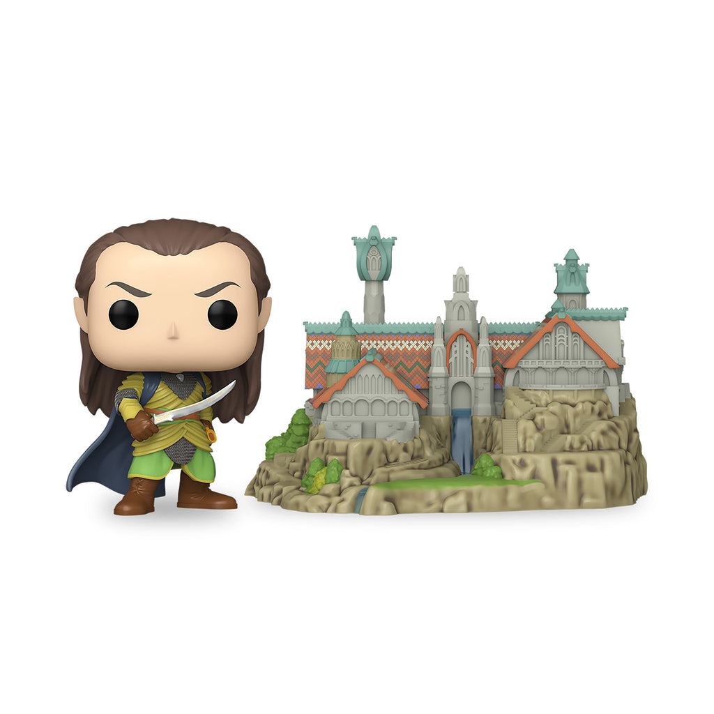 Produktbild Sagan om Ringen - Elrond & Vattnadal Funko Pop Diorama