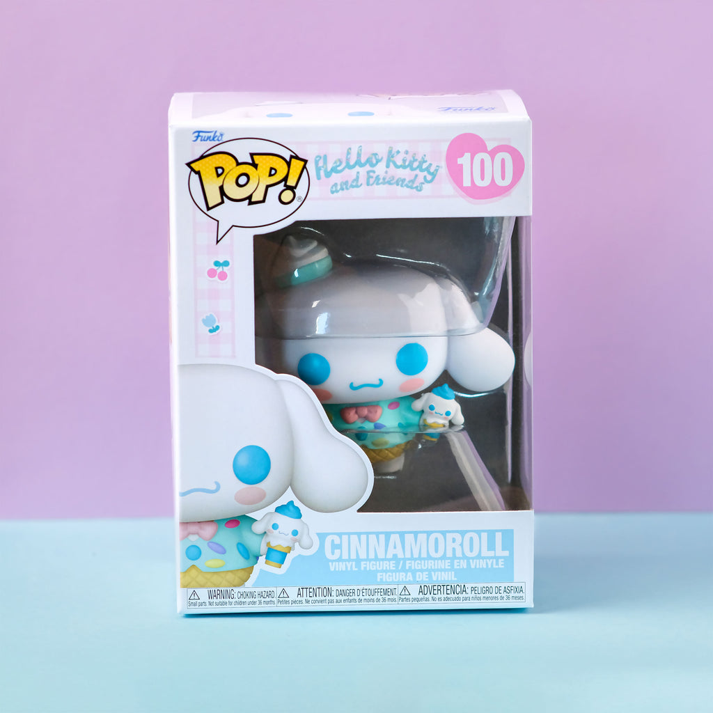 Produktbild Sanrio - Cinnamoroll med glass Hello Kitty and Friends Funko Pop figur