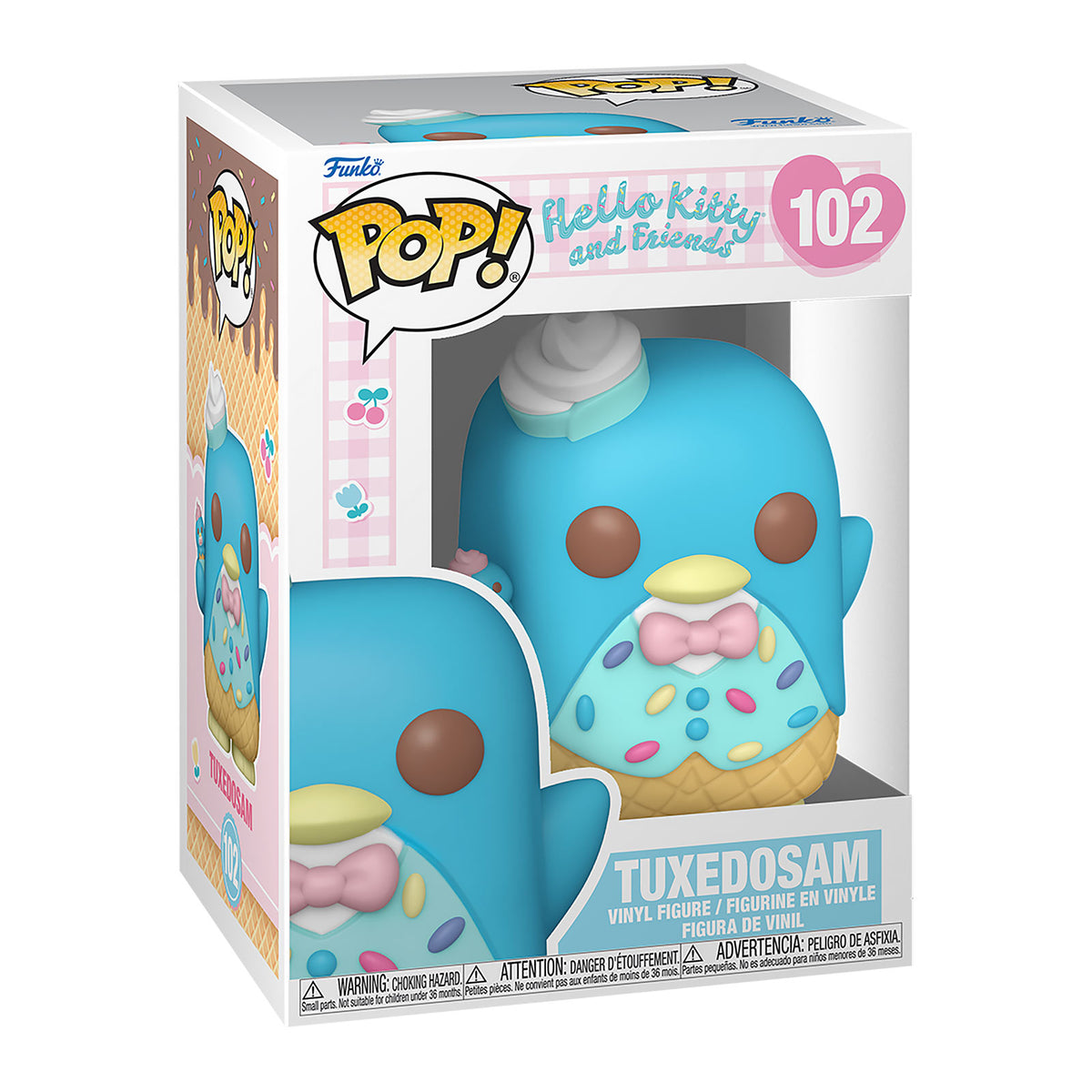 Produktbild Sanrio - Tuxedo Sam med glass Hello Kitty and Friends Funko Pop figur