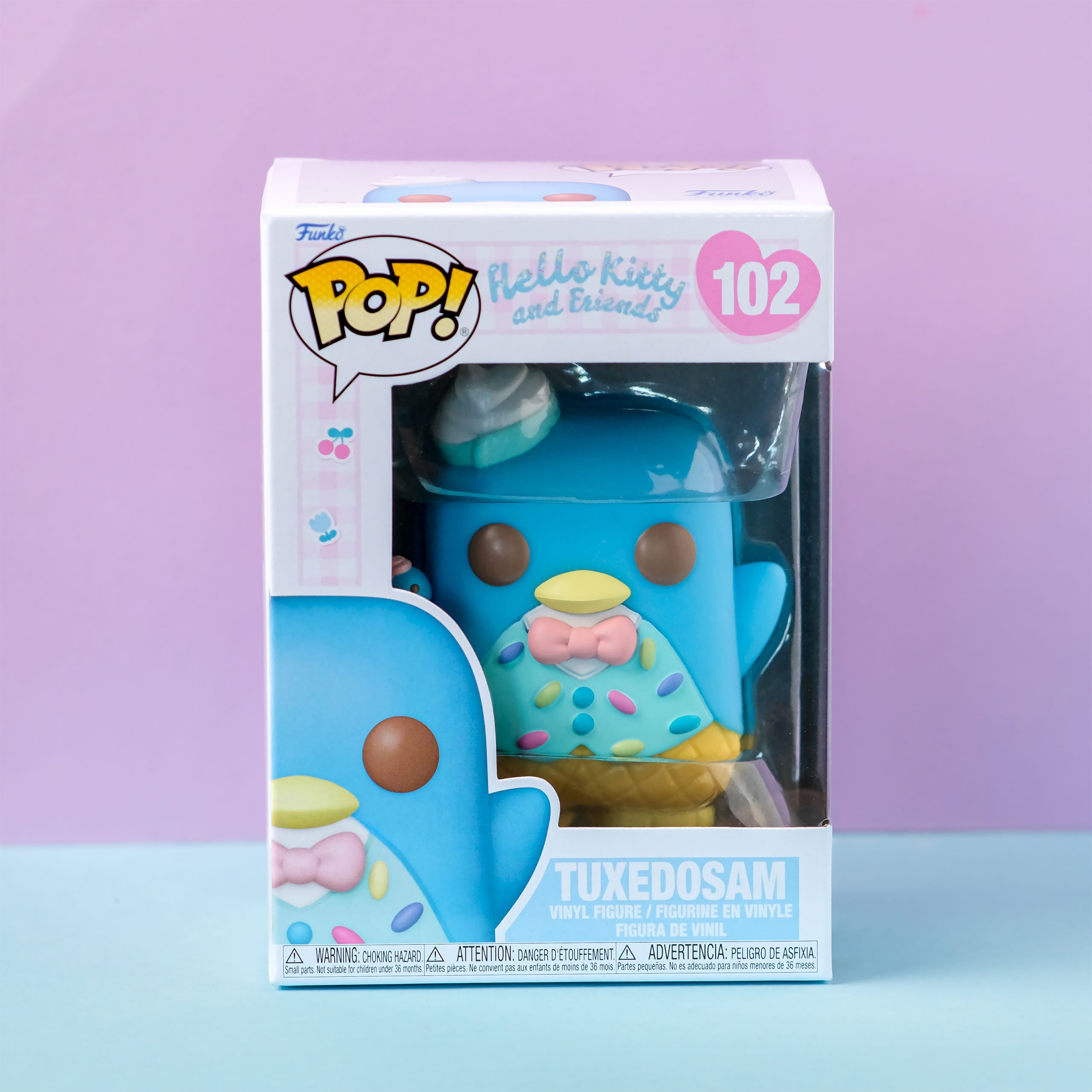 Produktbild Sanrio - Tuxedo Sam med glass Hello Kitty and Friends Funko Pop figur