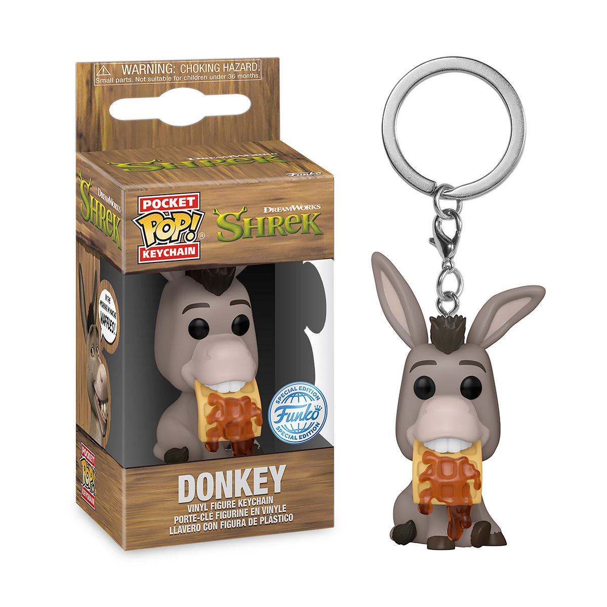 Produktbild Shrek - Åsna Funko Pop nyckelring