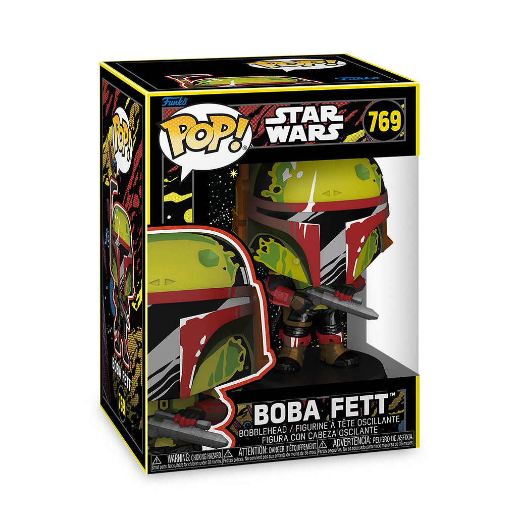 Produktbild Boba Fett (Retro) Funko Pop Vickande huvud-figur - Star Wars The Book of Boba Fett