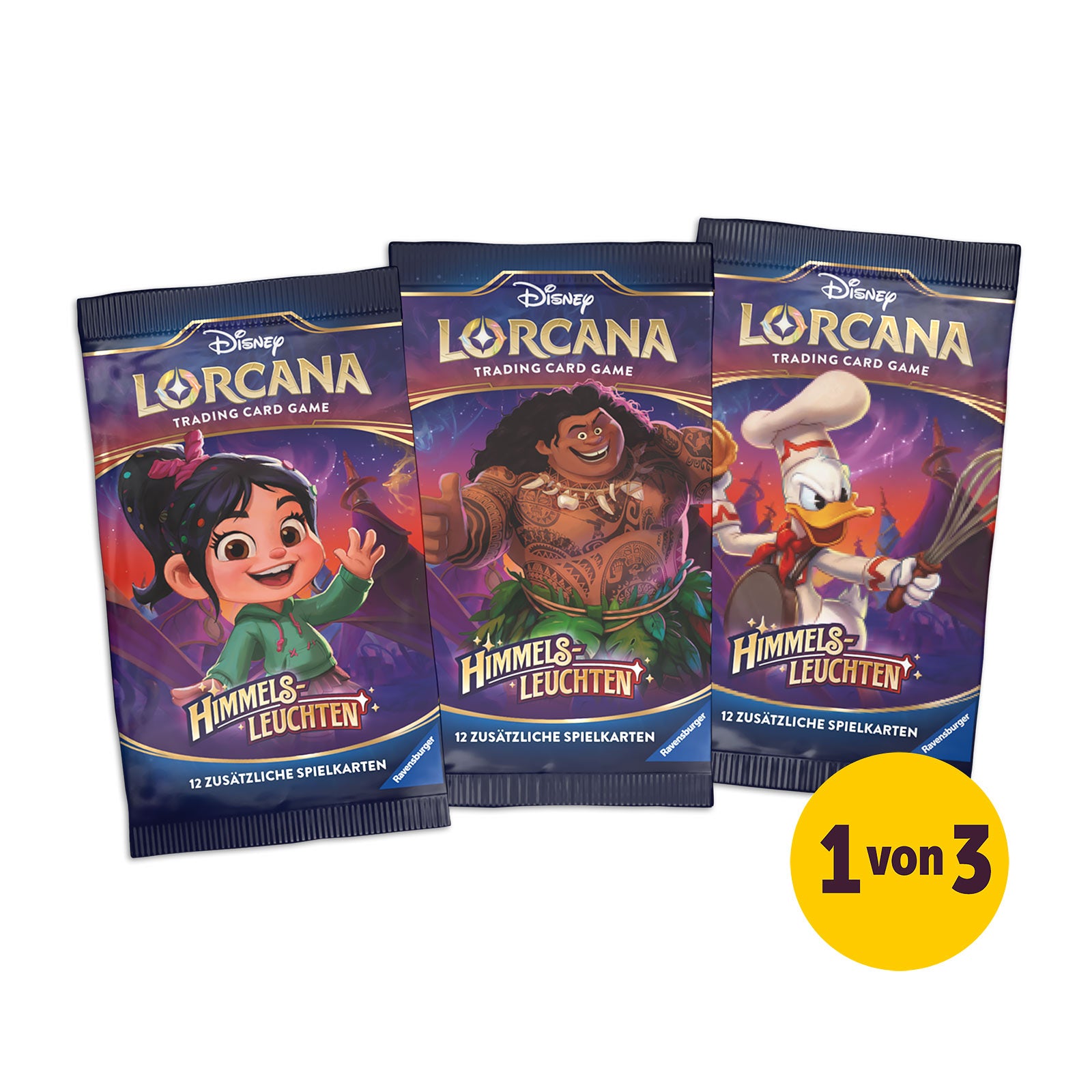 Produktbild Disney Lorcana Booster - Himmelsleuchten Trading Card Game
