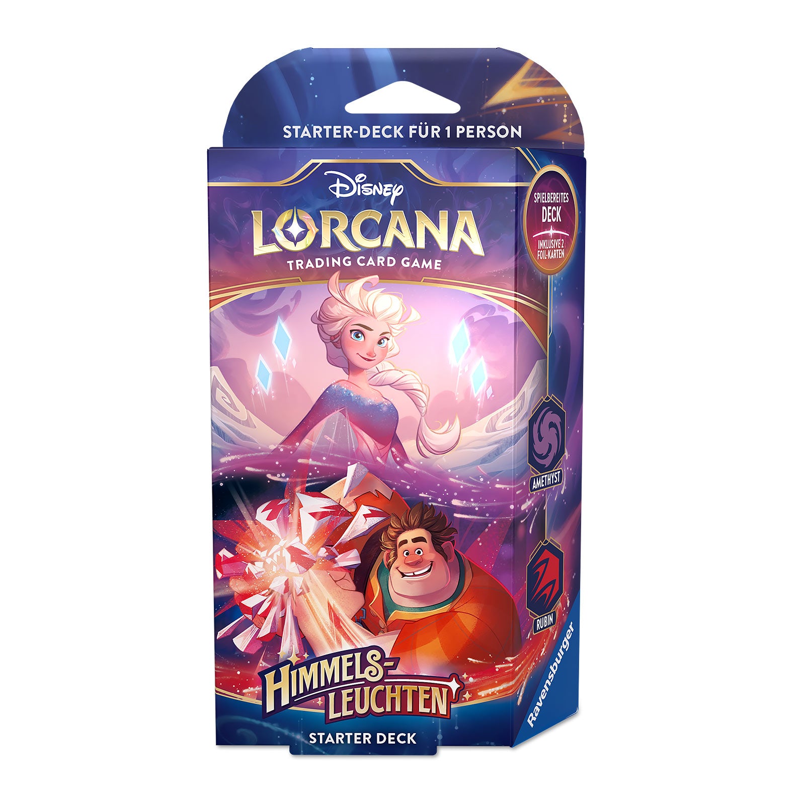 Produktbild Disney Lorcana Amethyst och Rubin Startset - Himmelsleuchten Trading Card Game