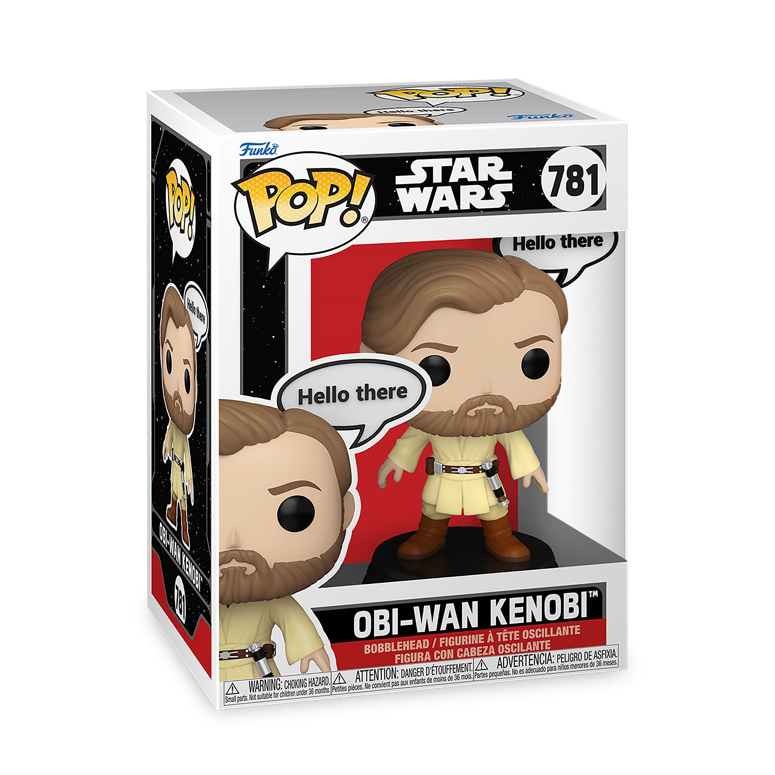Produktbild Star Wars - Obi-Wan Kenobi Mörkrets hämnd Funko Pop figur med vickande huvud