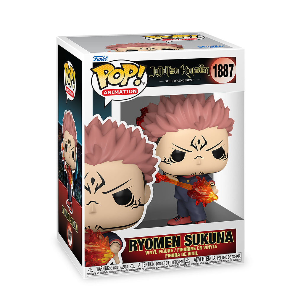 Produktbild Jujutsu Kaisen - Sukuna (Eldpil) Funko Pop Figur