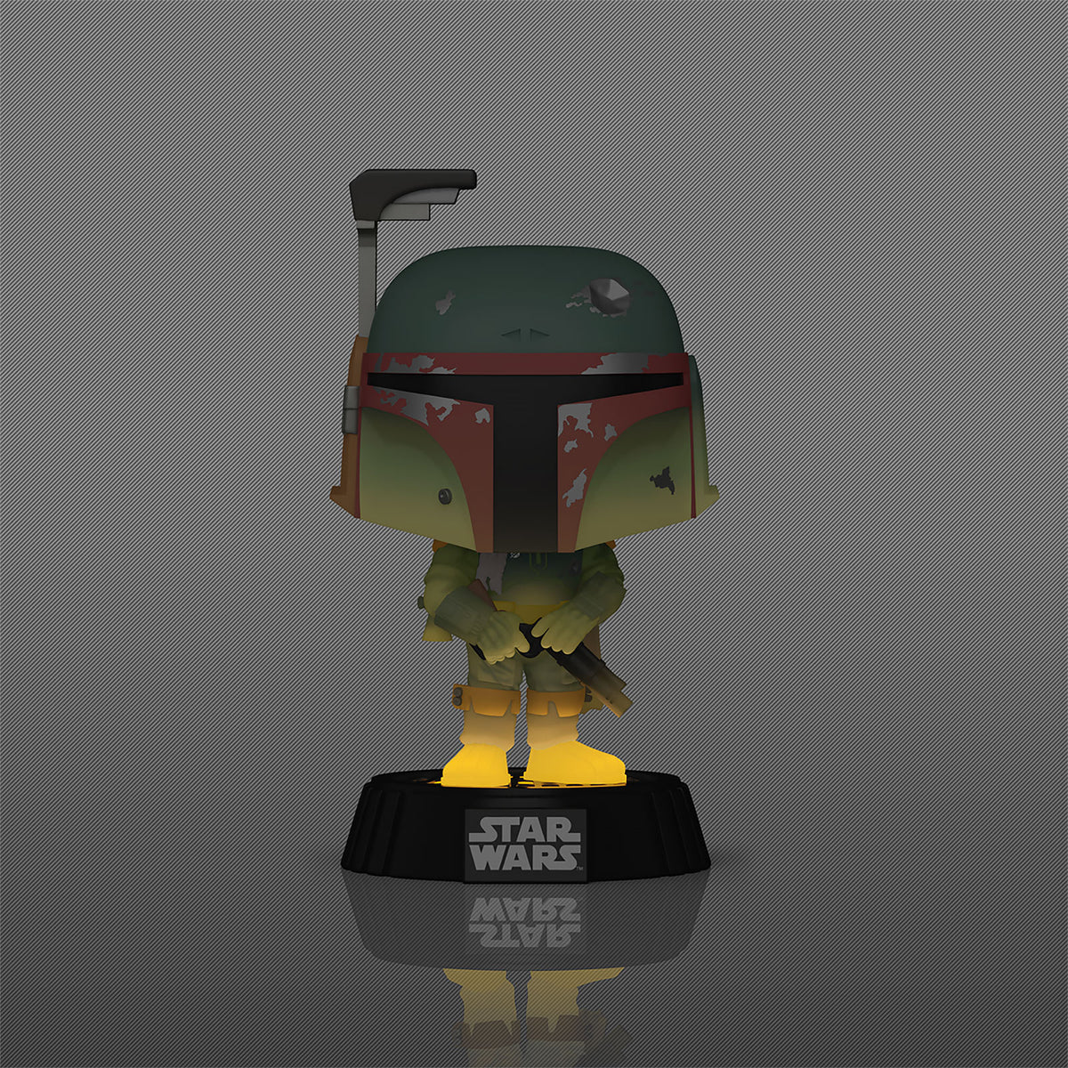 Produktbild Star Wars - Boba Fett Glow in the Dark Funko Pop figur med nickande huvud