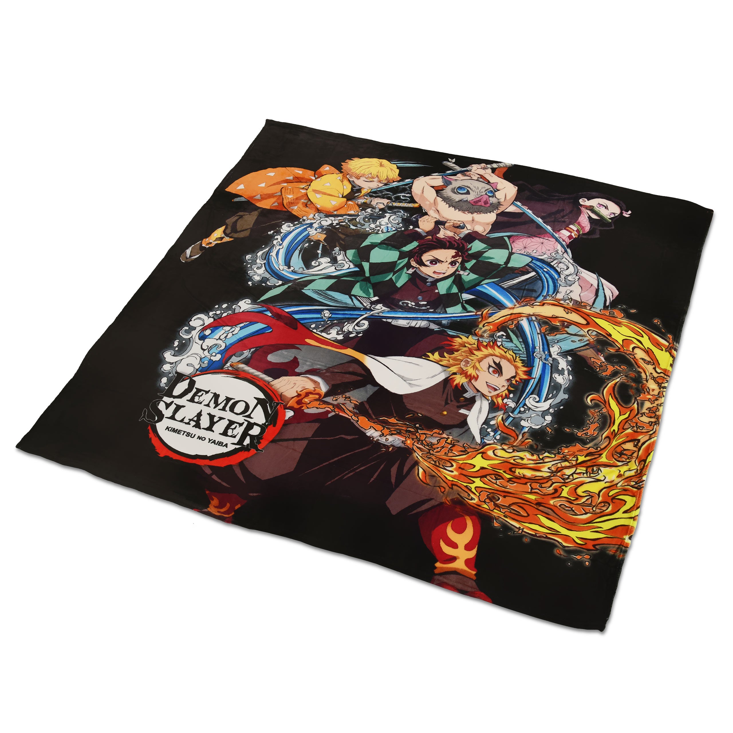 Produktbild Demon Slayer - Grupp fleecefilt