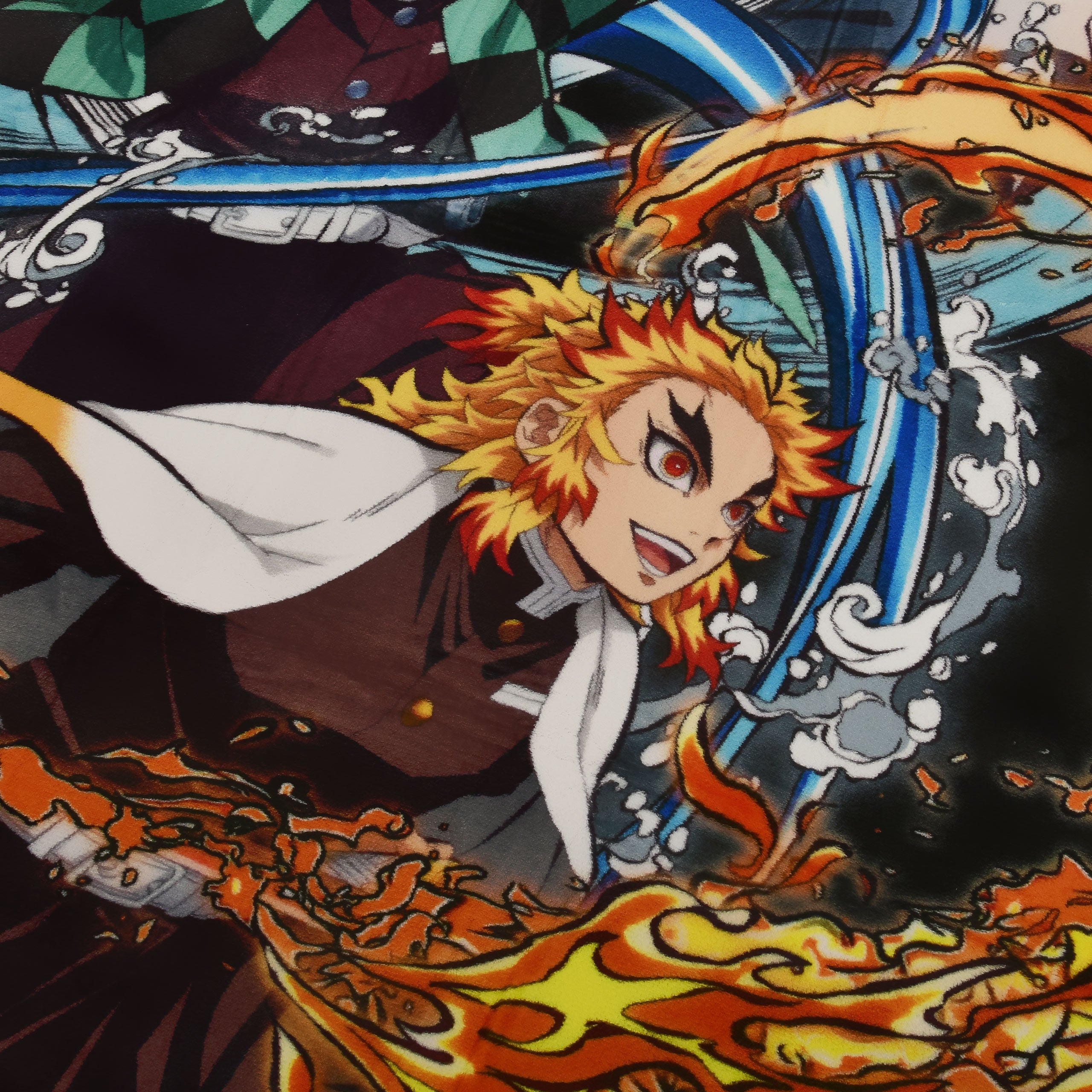 Produktbild Demon Slayer - Grupp fleecefilt