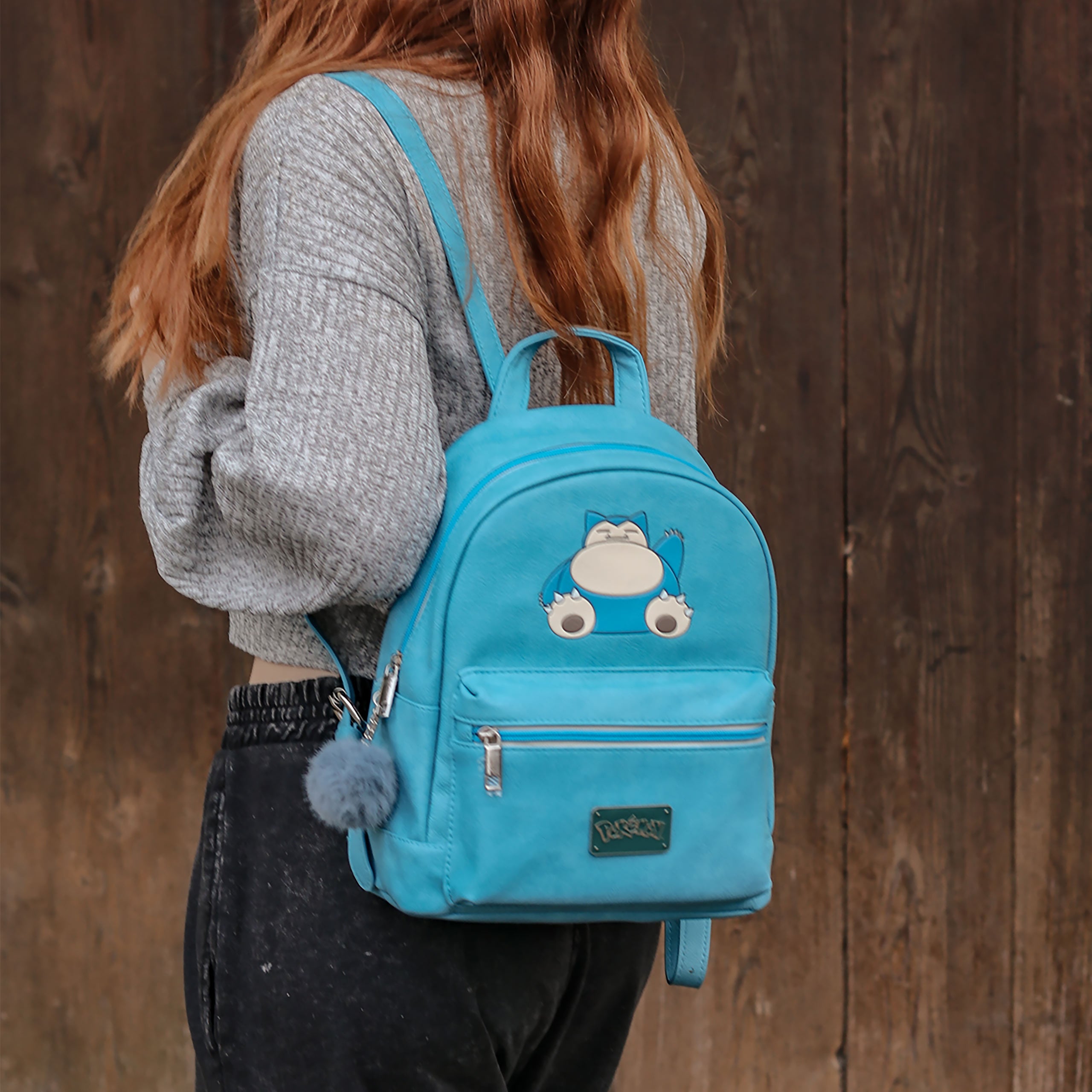 Produktbild Pokemon - Sovande Snorlax mini ryggsäck blå