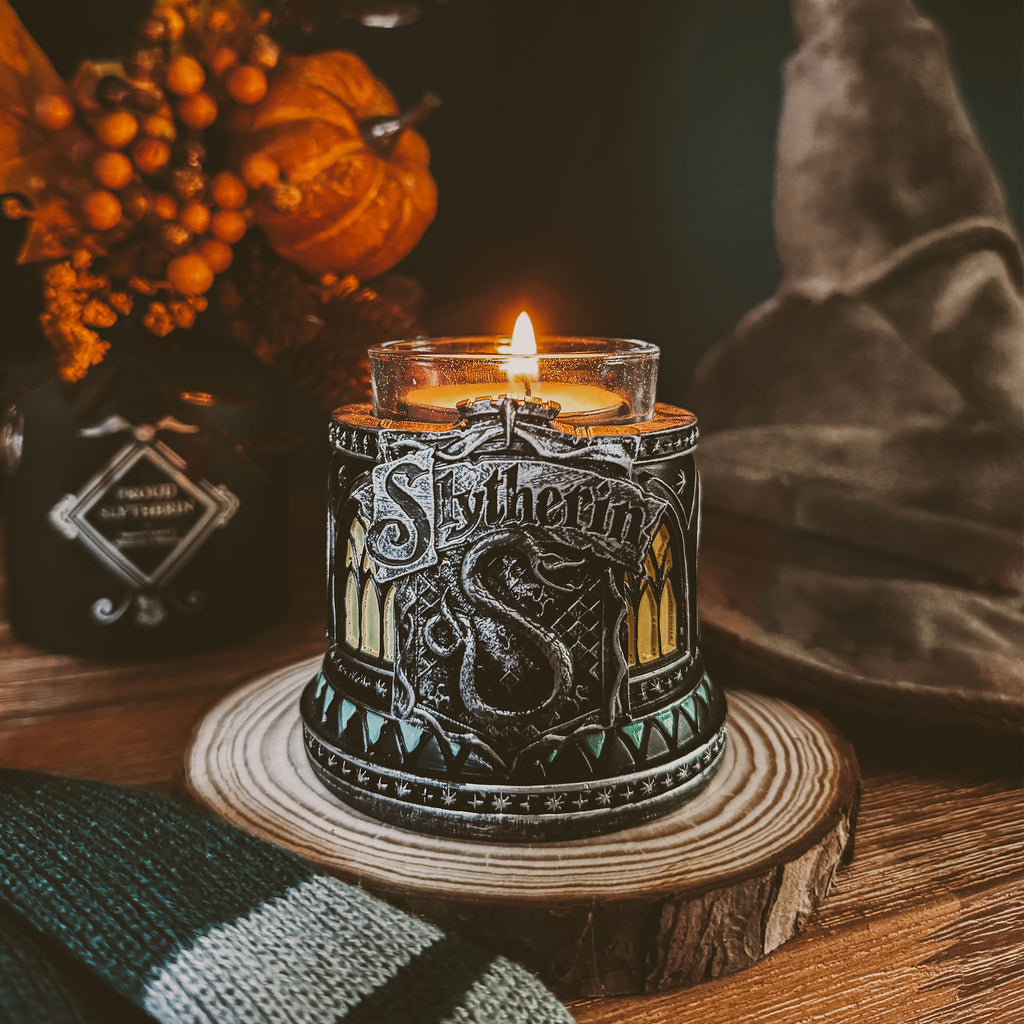 Produktbild Slytherin värmeljushållare - Harry Potter