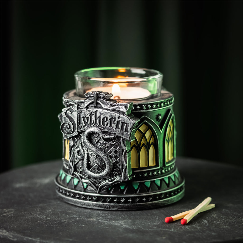 Produktbild Slytherin värmeljushållare - Harry Potter